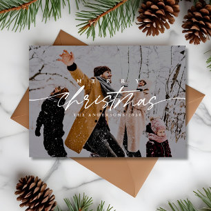 Foto moderna de navidad de merry Superposición o