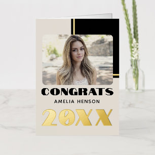 Foto moderna de Nombre de Graduado Felicidades 202