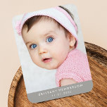 Foto moderna del bebé<br><div class="desc">Foto moderna de bebé,  niño. También puedes añadir tu foto familiar.</div>