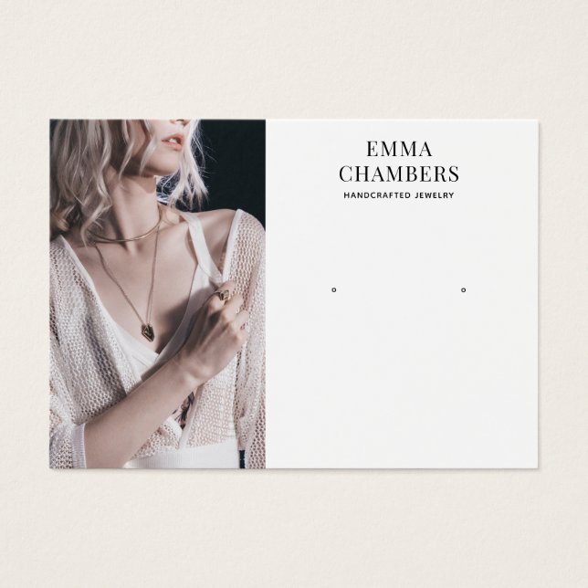 Foto moderna del diseñador de joyas (Frente)