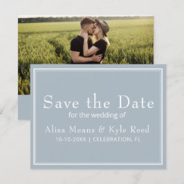 Foto moderna gris claro Minimalista salva la fecha