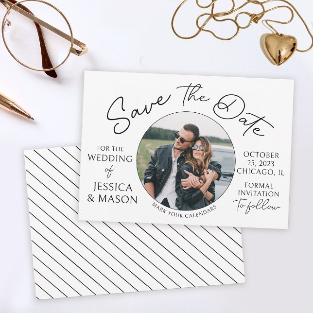 Foto moderna Guardar la invitación a la boda (Subido por el creador)