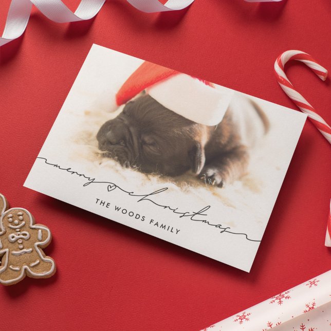Foto moderna manuscrita de Feliz Navidad (Subido por el creador)