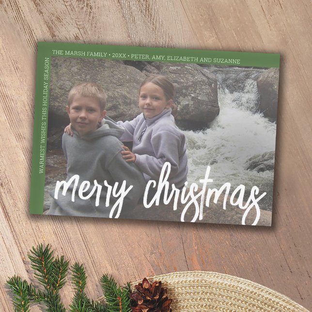 Foto Moderna Mínima Frontera Blanca Feliz Navidad (Subido por el creador)