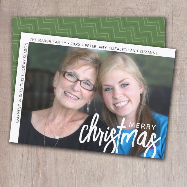 Foto Moderna Mínima Frontera Blanca Feliz Navidad (Subido por el creador)