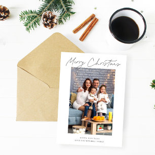 Foto moderna y elegante de navidad