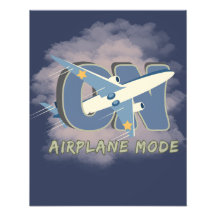 Modo Avión ACTIVADO – Arte de Pared de Viaje