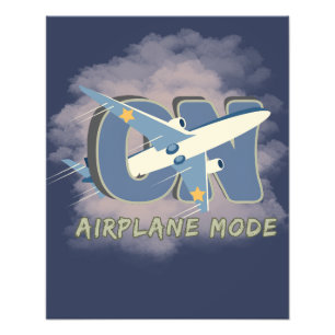 Foto Modo Avión ACTIVADO – Arte de Pared de Viaje