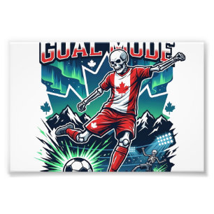 Foto Modo Gol de Canadá Esqueleto Delantero Naciones Di