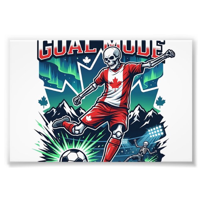 Foto Modo Gol de Canadá Esqueleto Delantero Naciones Di (Frente)