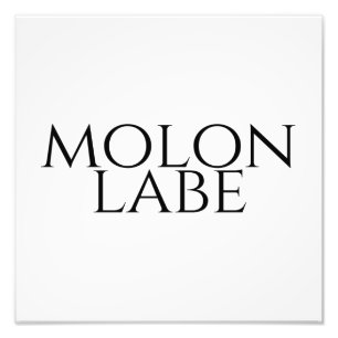 Foto Molon Labe