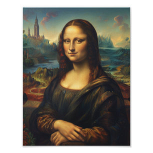 Foto Mona Lisa: Impresión de pared de arte renacentista