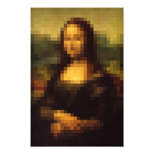 Foto Mona Lisa Pixelada 2 (Frente)