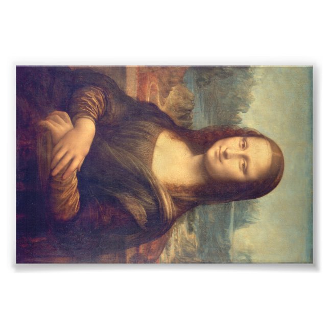 Foto Mona Lisa por Leonardo da Vinci (Frente)