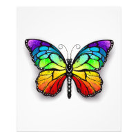 Monarca de mariposa arcoiris