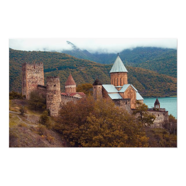 Foto Monasterio de Ananuri Georgia (Frente)