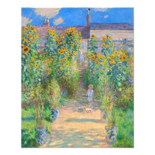Foto Monet el jardín del artista en Vétheuil