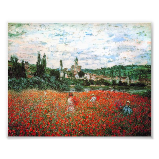 Foto Monet Field de los Cachorros Rojos (Frente)