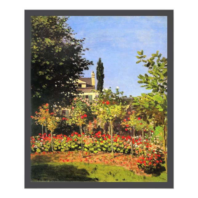 Foto Monet - Jardín en Flor (Frente)