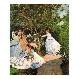Foto Monet - Mujeres en el jardín