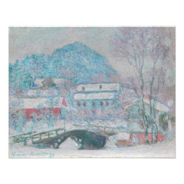 Foto Monet - Noruega, aldea Sandviken en la nieve
