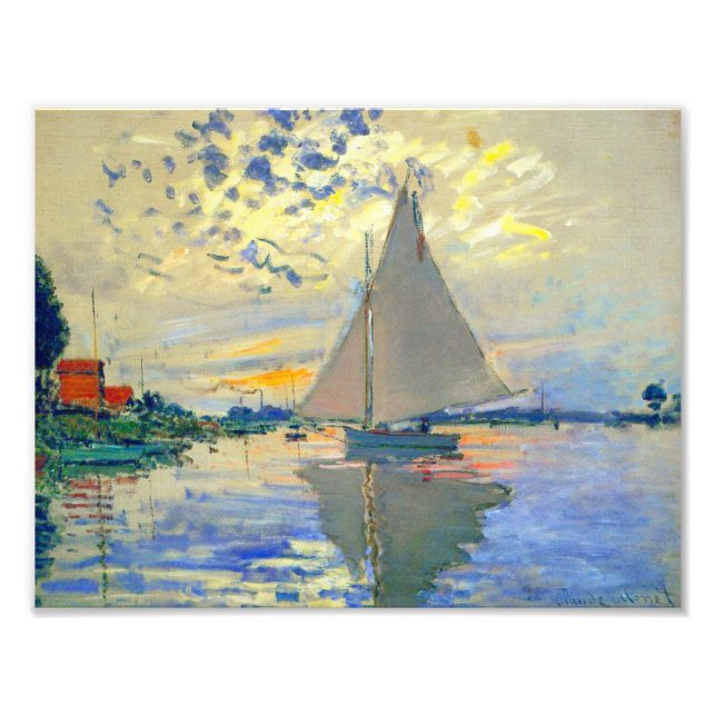 Foto Monet Sailboat en Le Petit-Gennevilliers (Frente)