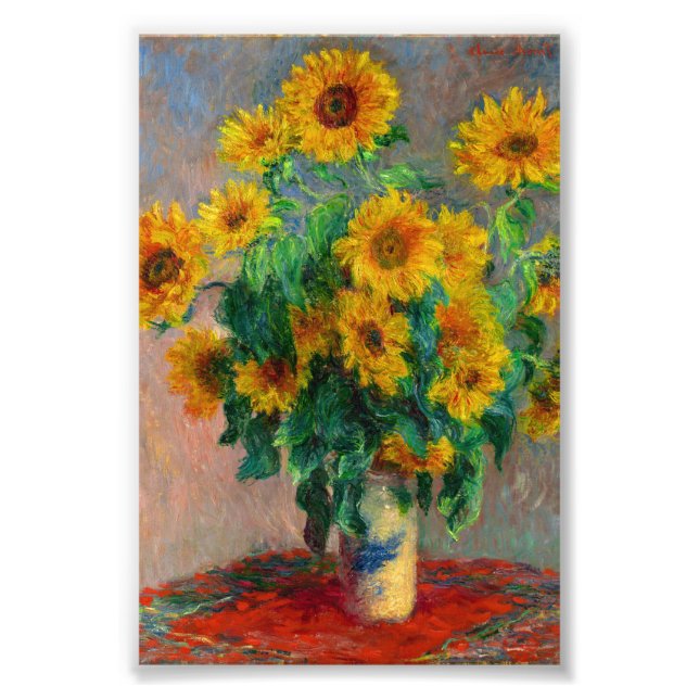 Foto Monet Sunflowers (Frente)