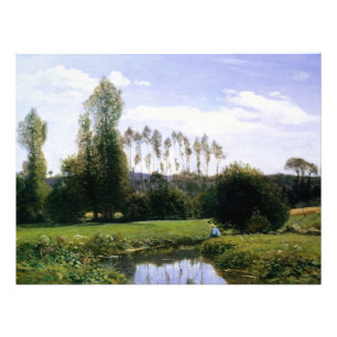 Foto Monet - Vista en Rouelles Le Havre, arte de primer