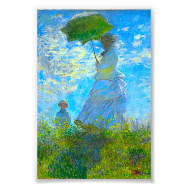 Foto Monet Woman con una sombrilla (Frente)