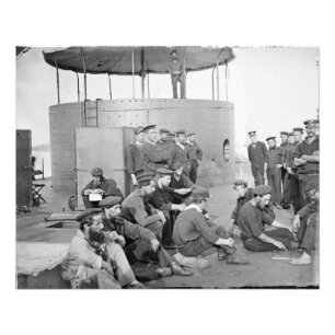 Foto Monitor USS, 9 de julio de 1862, impresión fotográ
