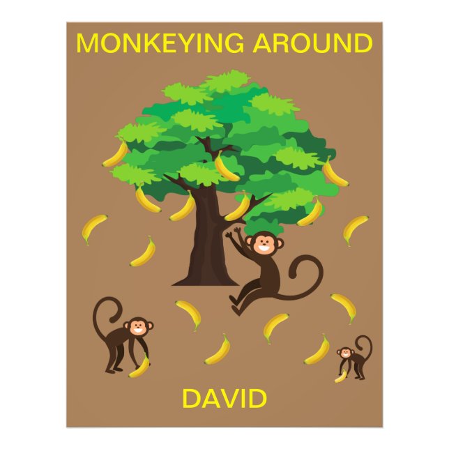 Foto "Monkeying Around" (Frente)