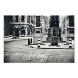 Foto Monocromo Street View Anciana City Road Europe