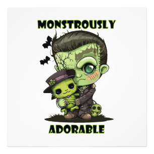 Foto Monstruo de Frankenstein lindo con peluche