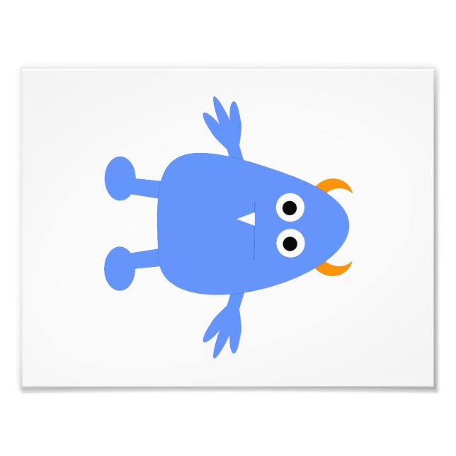 Foto Monstruo Tema de Baby Boy Room Print (2 de 4) (Frente)