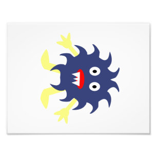Foto Monstruo Tema de Baby Boy Room Print (3 de 4)