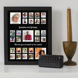 Foto Montaje de fotografía retro de la familia de los a