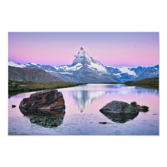 Foto Montaña Matterhorn en Zermatt, Suiza (Frente)