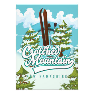 Foto Montaña recortada nueva esquí de Hampshire,