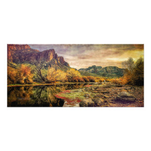 Foto Montañas del desierto de Sonoran, Río Arizona, 24"
