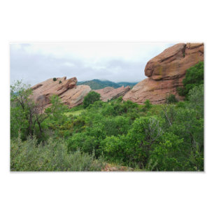 Foto Montañas Rojas Rojas Ridge y Valle
