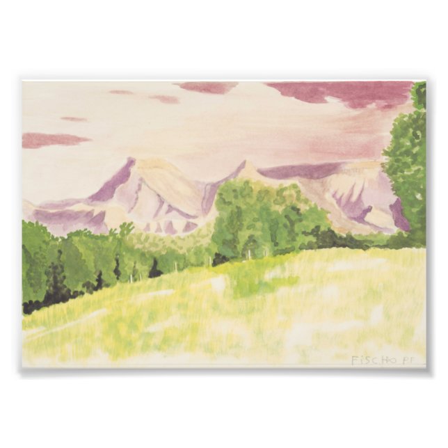 Foto Montañas y árboles (Frente)