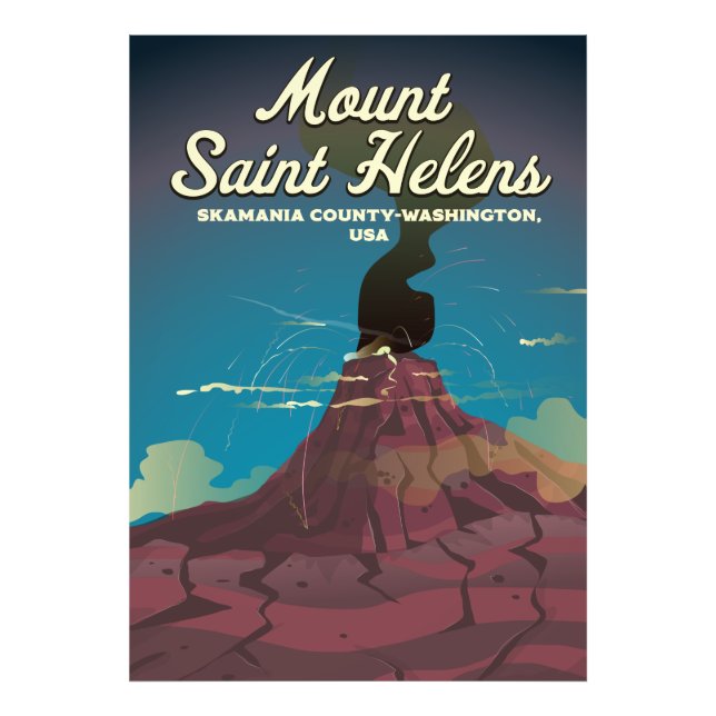 Foto Monte Saint Helens Washington Estados Unidos (Frente)