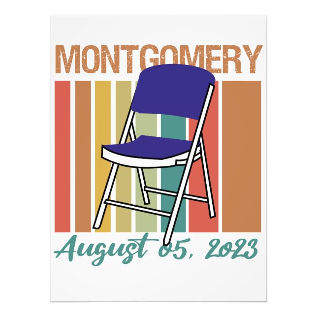 Foto Montgomery Brawl Folding Chair Agosto 5 2023 (Frente)