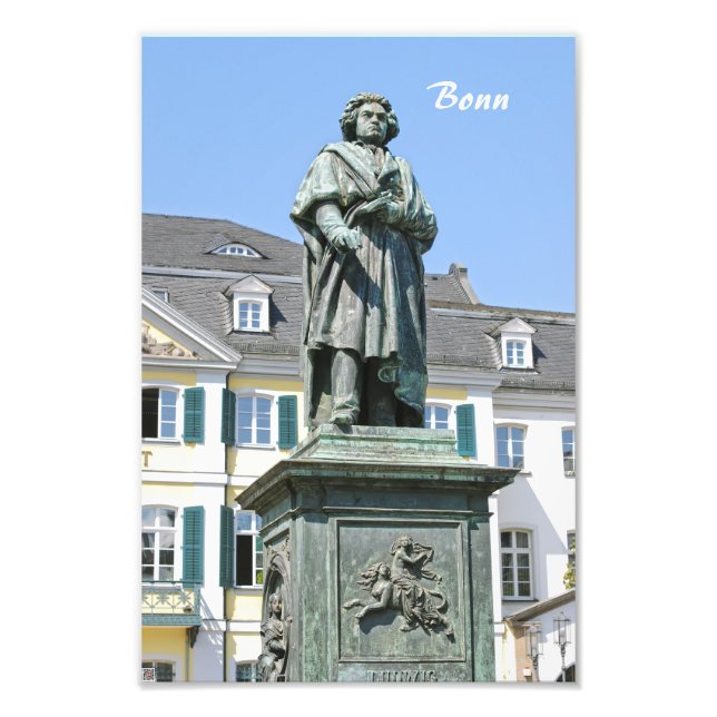 Foto Monumento a Ludwig van Beethoven en Bonn (Frente)