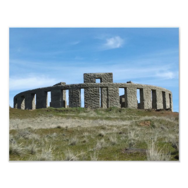 Foto Monumento a Stonehenge en Maryhill, WA (Frente)