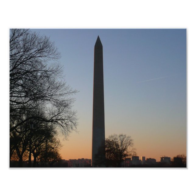 Foto Monumento a Washington al atardecer en DC (Frente)