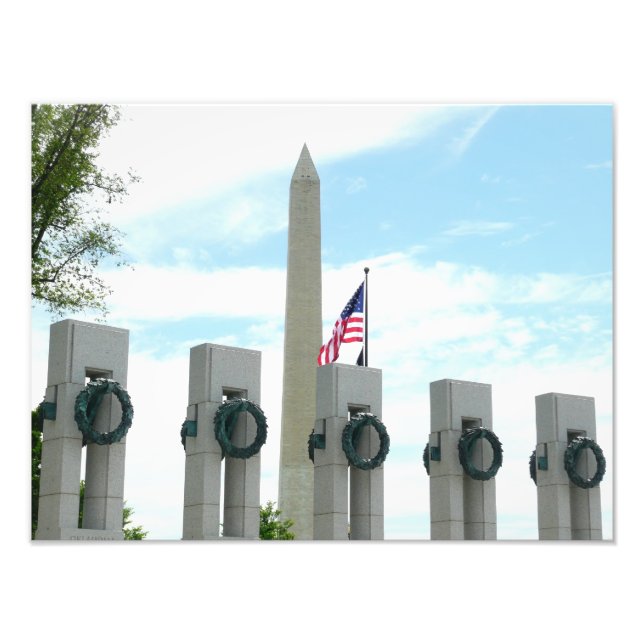 Foto Monumento a Washington y Monumento a la Segunda Gu (Frente)