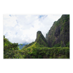 Foto monumento al estado de la aguja de la iao en maui