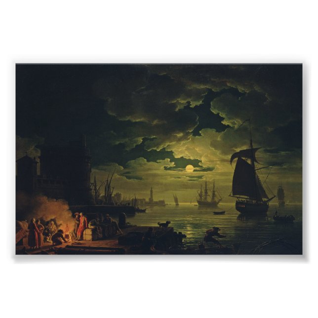 Foto Moonlight Over Palermo High-Fidelity Fine Art  (Frente)