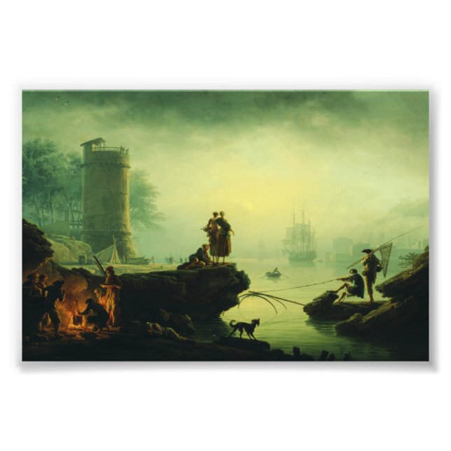 Foto Morning Fog at sea by Joseph Vernet  (Frente)